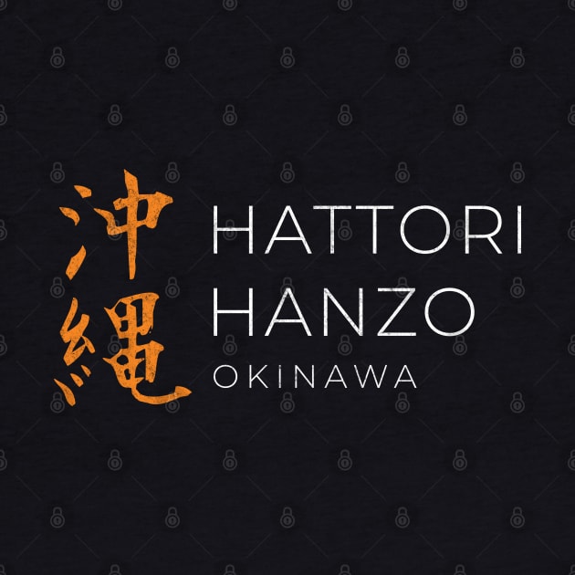 Hattori Hanzo Okinawa - vintage logo by BodinStreet